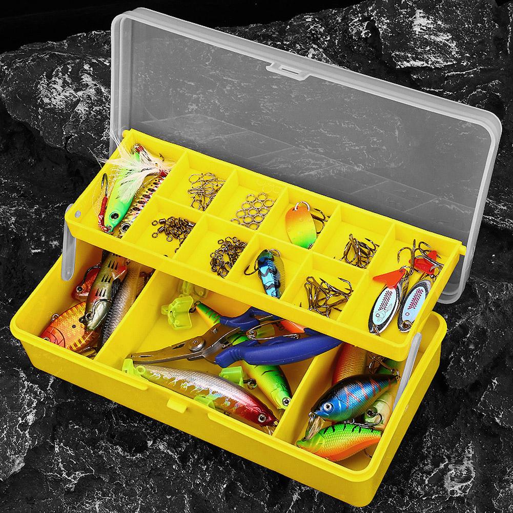 휴대용 낚시 도구 상자, 미끼 보관함, 칸막이가 있는  - Fishing Hook Size 리뷰 및 가격