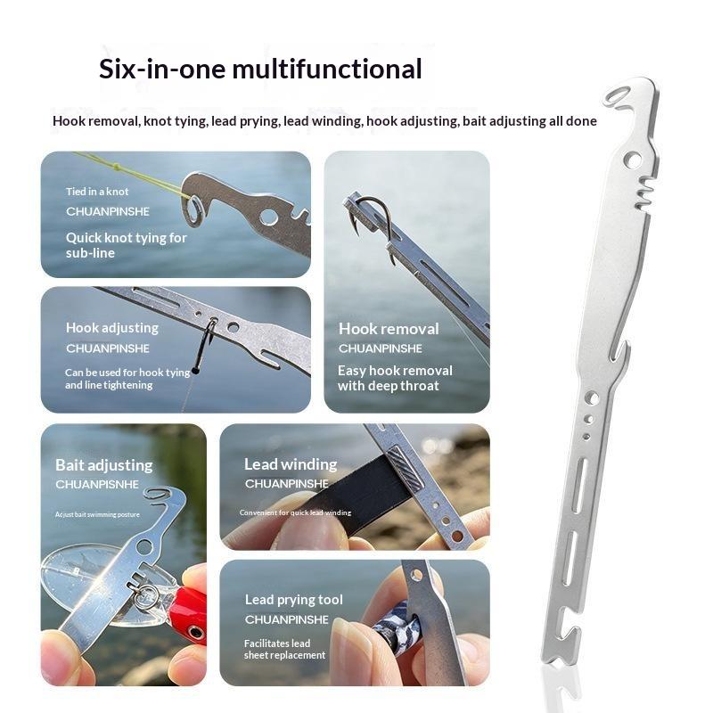 핫세일 6 in 1 스테인리스 스틸 낚시 바늘 제거기  - Fishing Hook Remover 리뷰 및 가격