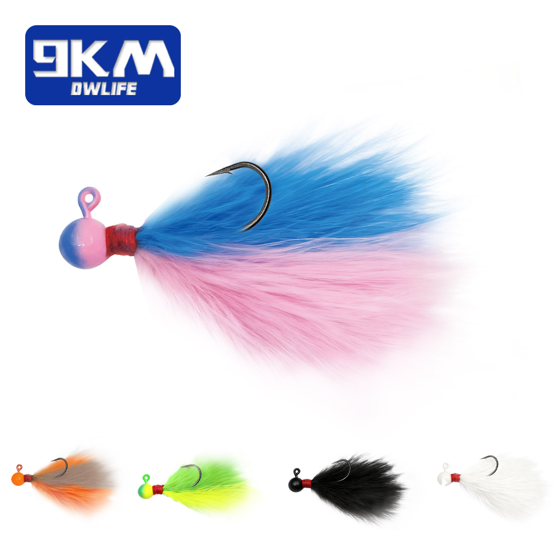 9KM 5개 혼합 색상 마라부 지그 키트, 민물 및 바 - Fishing Hook Assortment 리뷰 및 가격