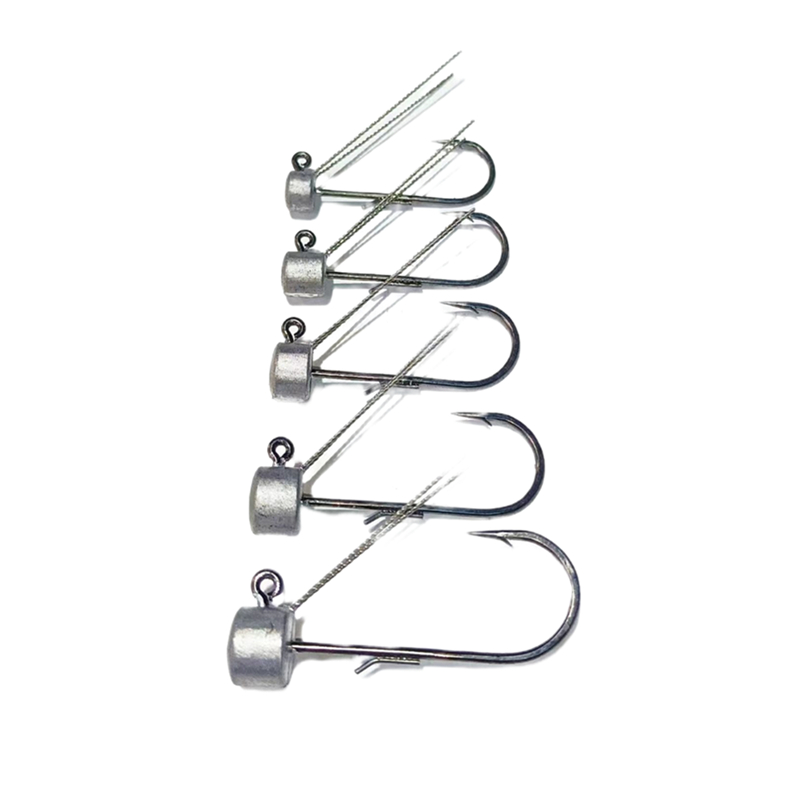 10PCS * 낚시 버섯 모양 네드 리그 리드 헤드 잡 - Fishing Hook Offset 리뷰 및 가격